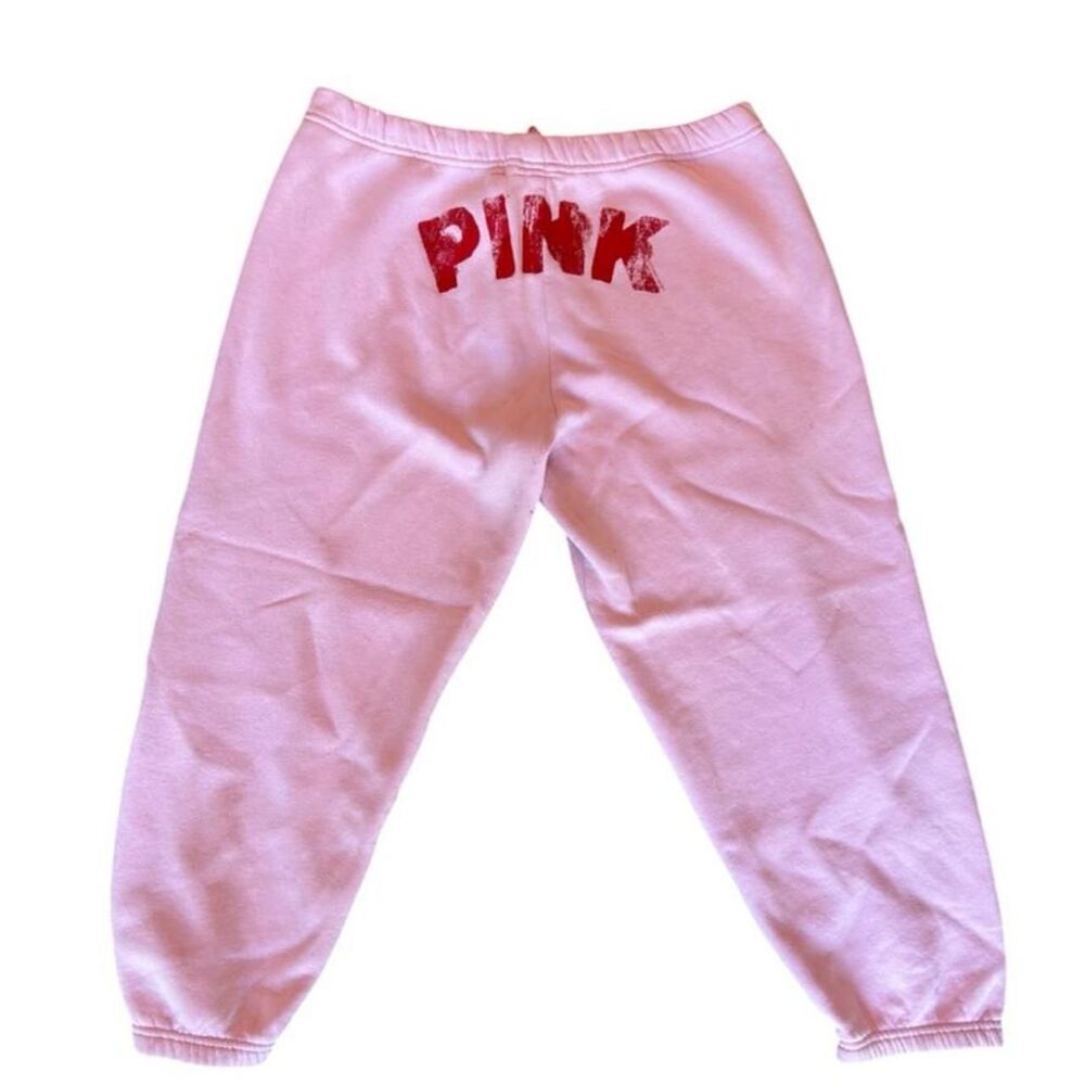 Vintage Y2k Victorias Secret PINK University Pink Sweatpants Low Rise Medium